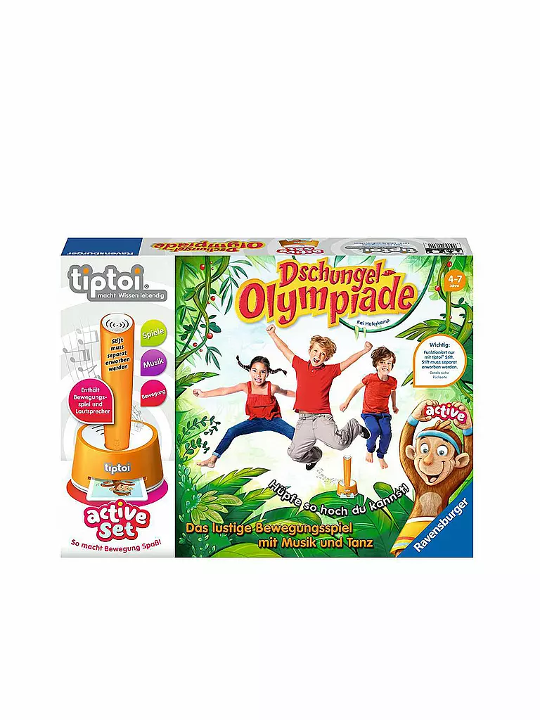 TIPTOI | ACTIVE Set Dschungel-Olympiade | keine Farbe