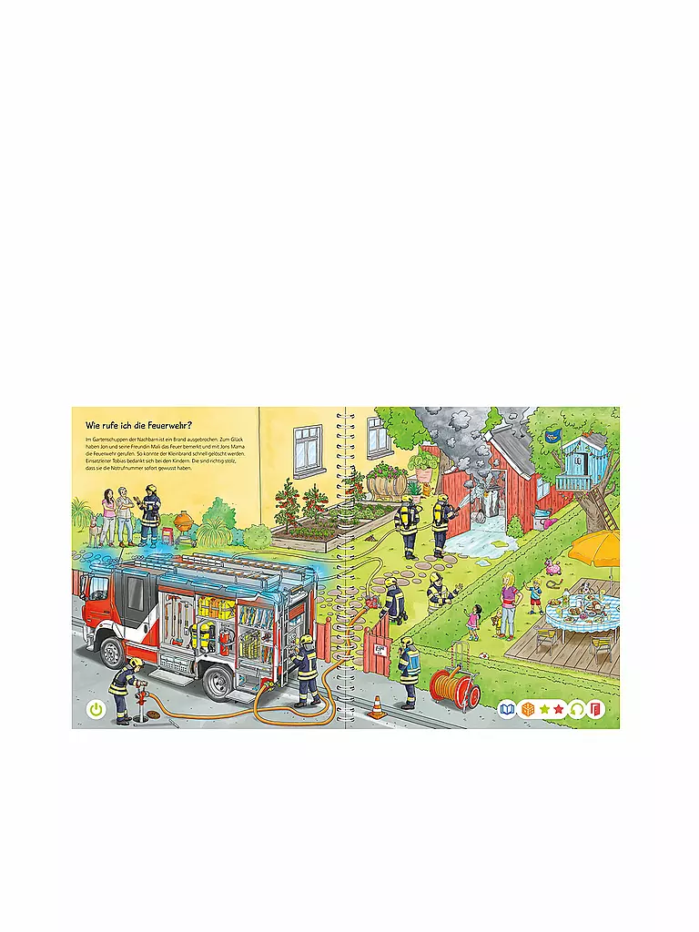 TIPTOI | Buch - tiptoi® Wieso Weshalb Warum - Bei der Feuerwehr | keine Farbe