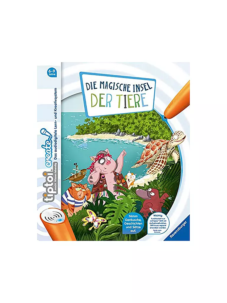TIPTOI | CREATE - Lernbuch - Die magische Insel der Tiere | transparent