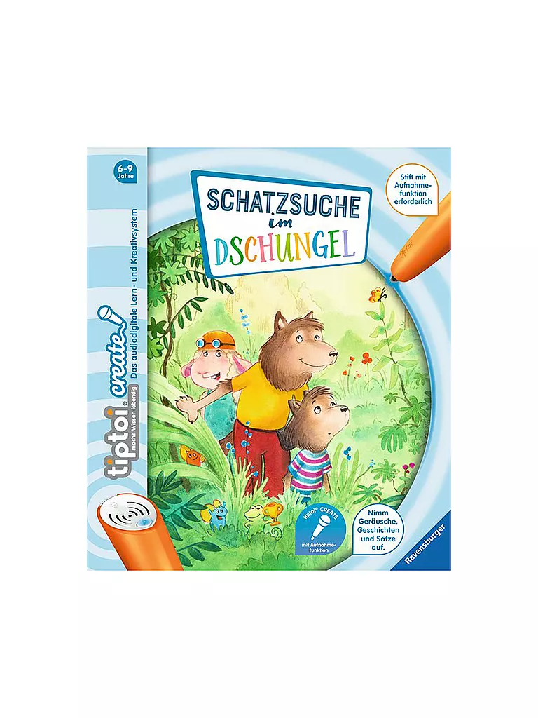 TIPTOI | CREATE - Lernbuch - Schatzsuche im Dschungel | keine Farbe