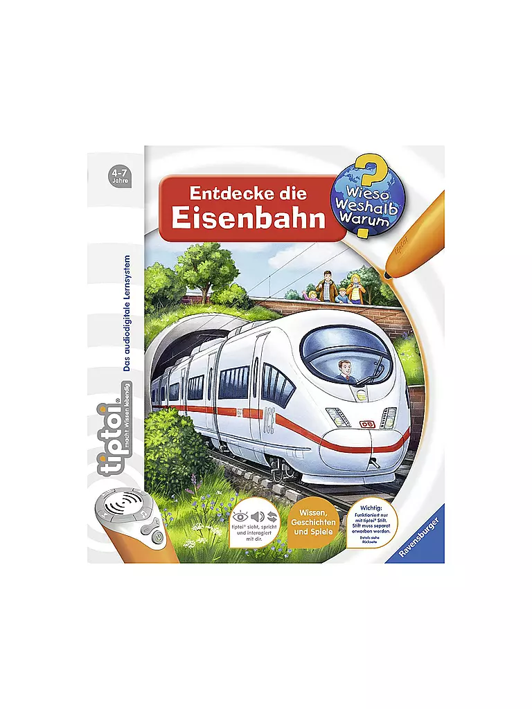 TIPTOI | Tiptoi - Entdecke die Eisenbahn | transparent