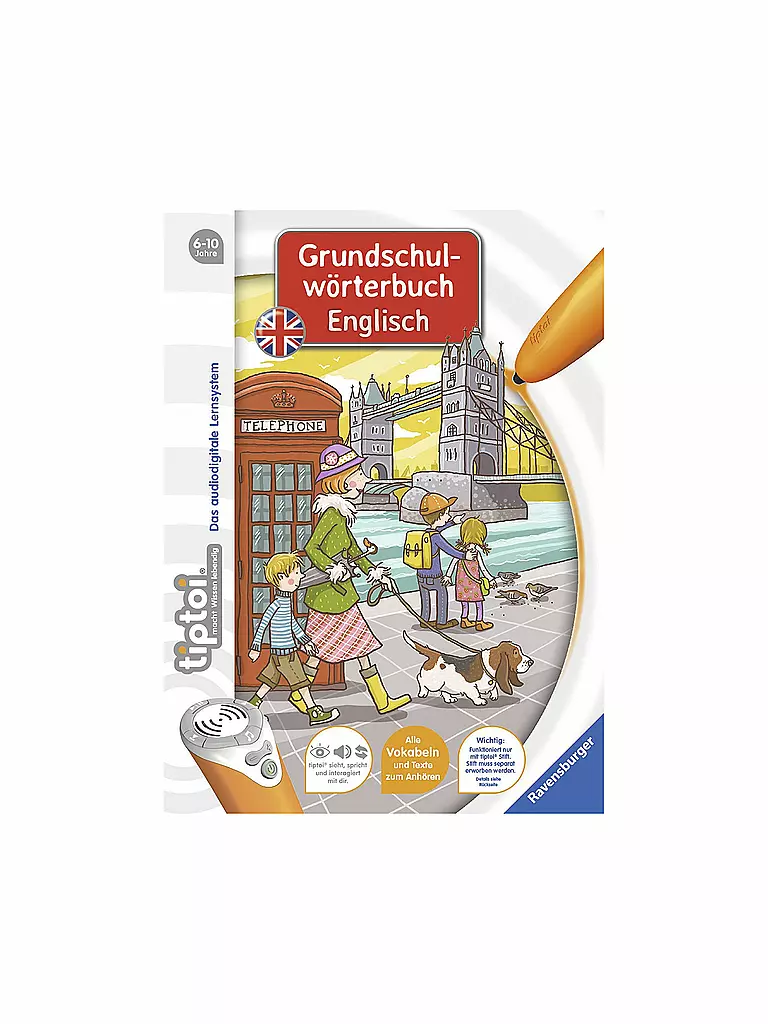 TIPTOI | Tiptoi - Grundschulwörterbuch Englisch | transparent