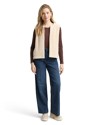 TOM TAILOR | Gilet in Felloptik