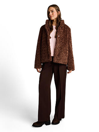 TOM TAILOR | Jacke in Felloptik