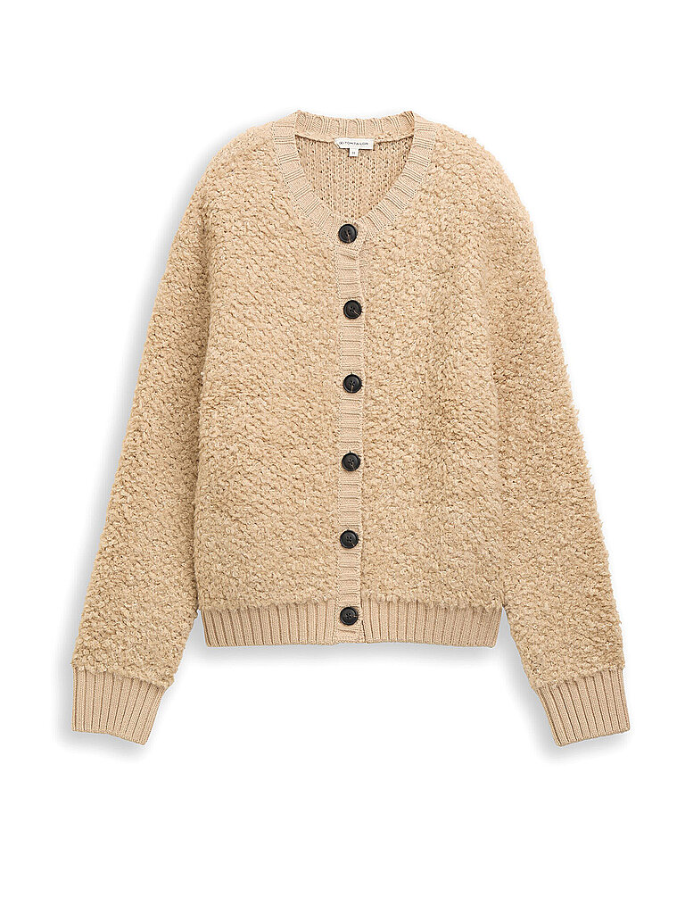 TOM TAILOR Cardigan camel | M