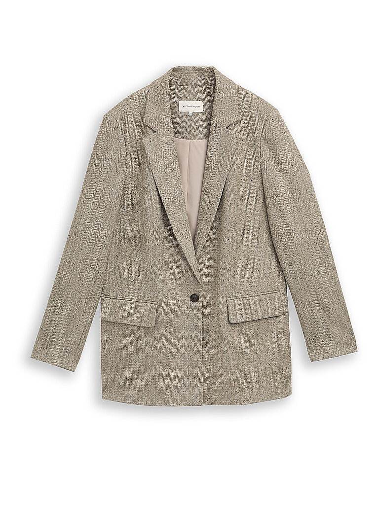 TOM TAILOR Blazer hellgrau | 34