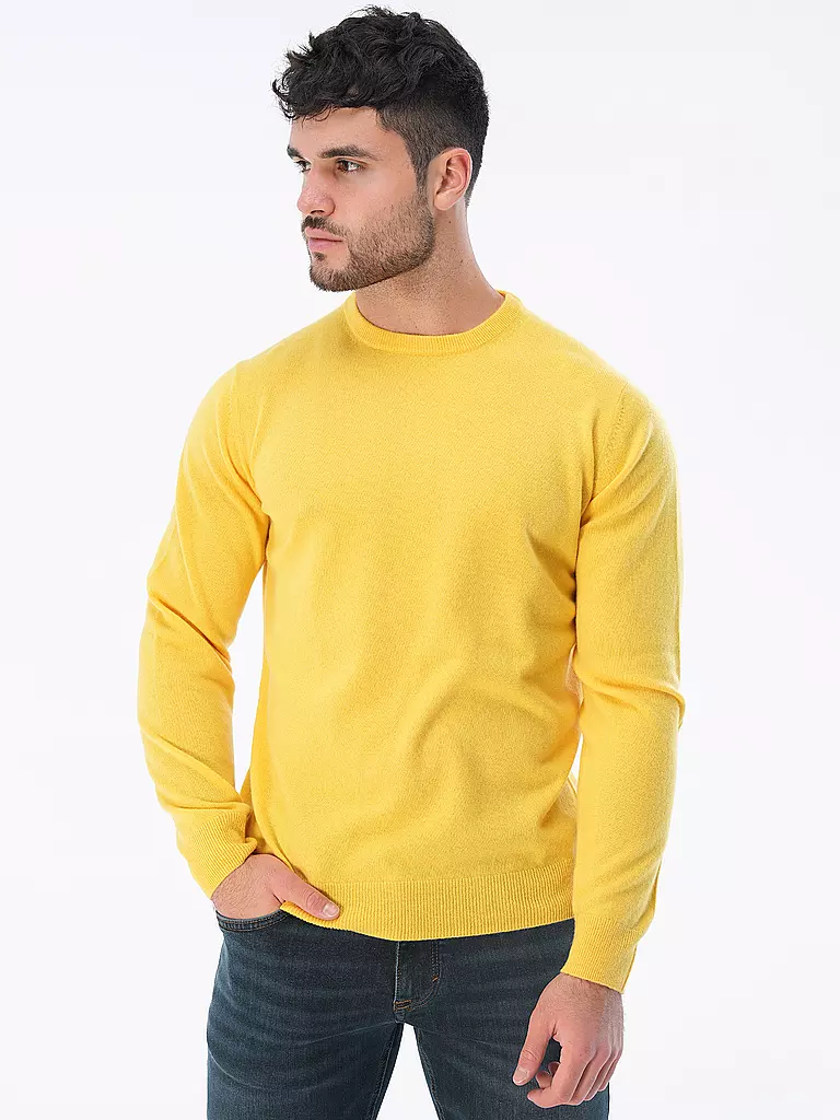 TOM RUSBORG | Kaschmir Pullover | gelb