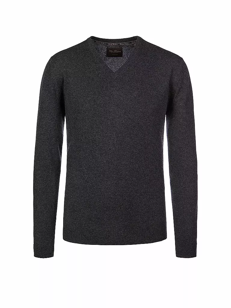 TOM RUSBORG | Kaschmir-Pullover | grau