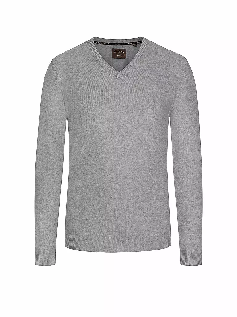 TOM RUSBORG | Kaschmir-Pullover | silber