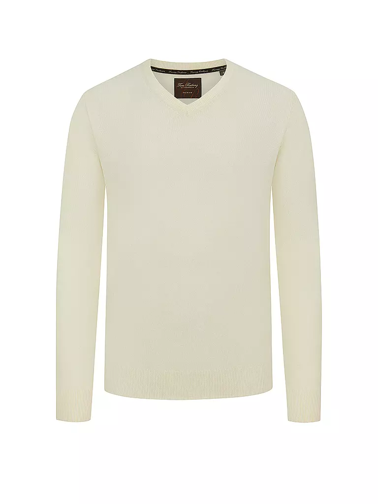 TOM RUSBORG | Kaschmirpullover | weiss