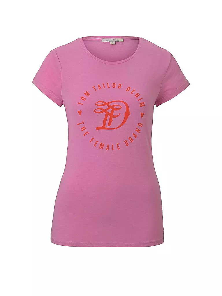 TOM TAILOR DENIM | Basic Shirt Loose Fit | pink