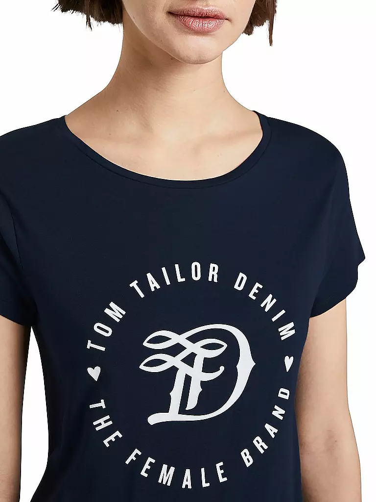 TOM TAILOR DENIM | Basic Shirt Loose Fit | blau