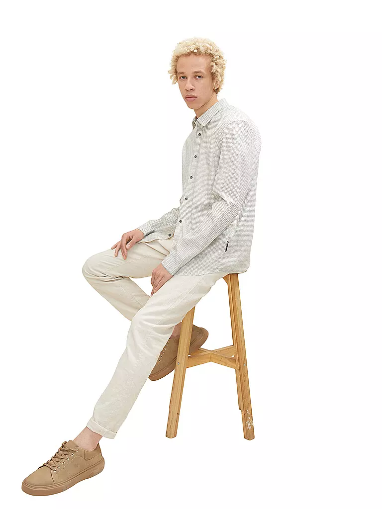 TOM TAILOR DENIM | Hemd Regular Fit | creme