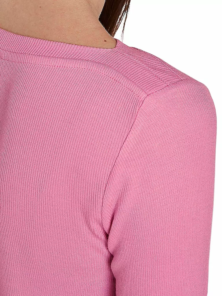 TOM TAILOR DENIM | Langarmshirt "Basic" | pink