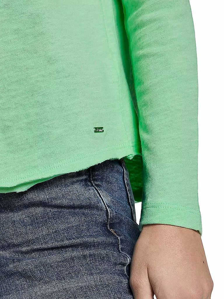 TOM TAILOR DENIM | Langarmshirt "Basic" | grün
