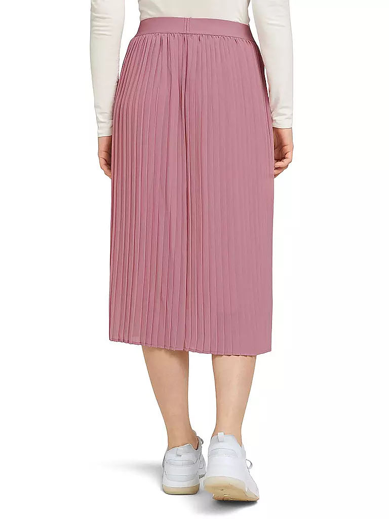 TOM TAILOR DENIM | Plisseerock  | rosa