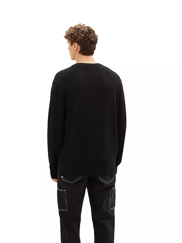 TOM TAILOR DENIM | Pullover | schwarz