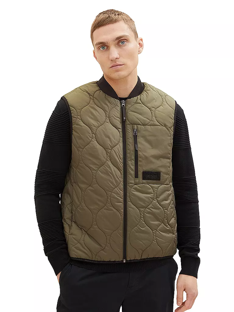 TOM TAILOR DENIM | Steppgilet | olive