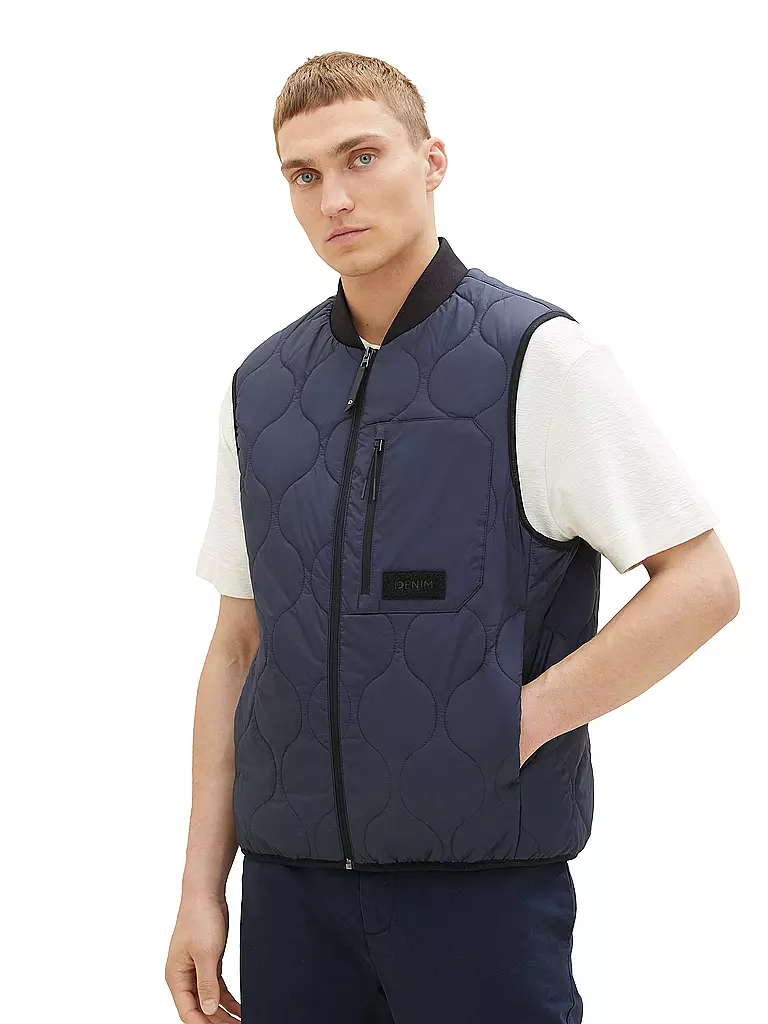 TOM TAILOR DENIM | Steppgilet | blau