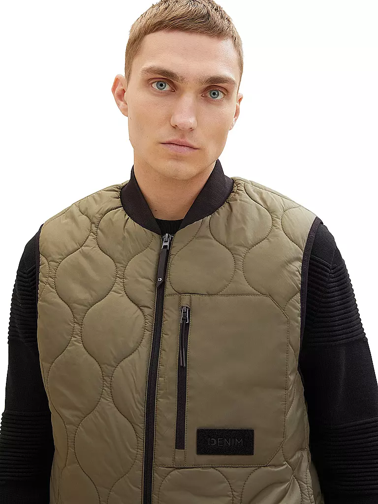 TOM TAILOR DENIM | Steppgilet | olive