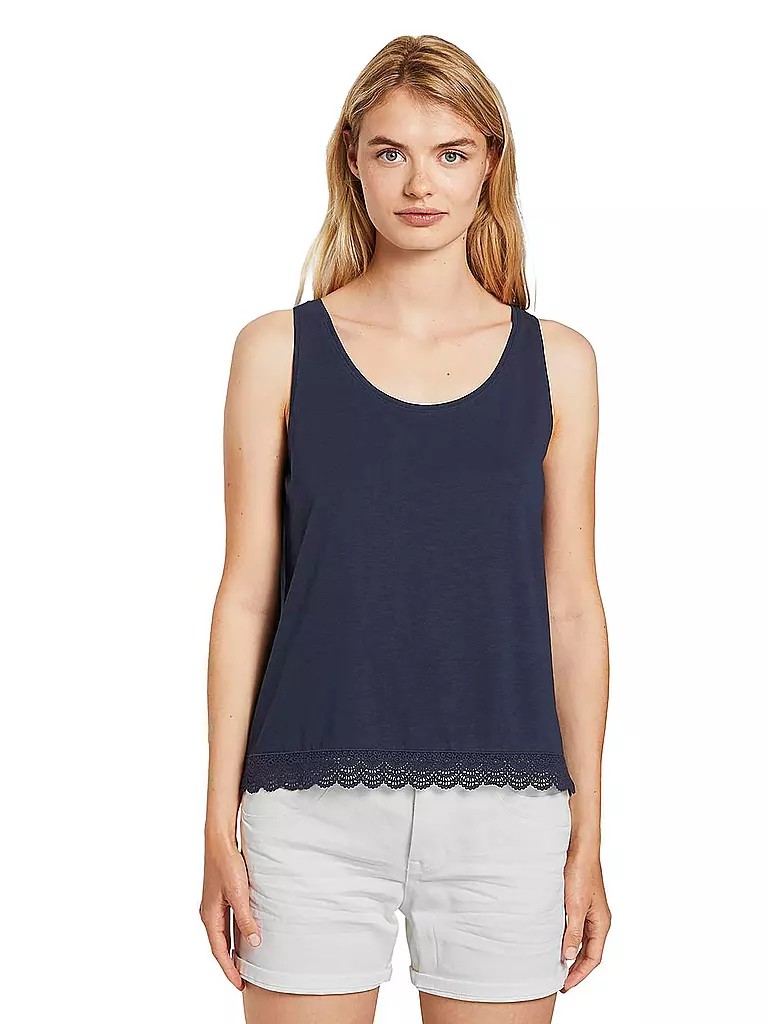 TOM TAILOR DENIM | Top Relaxed Fit  | blau