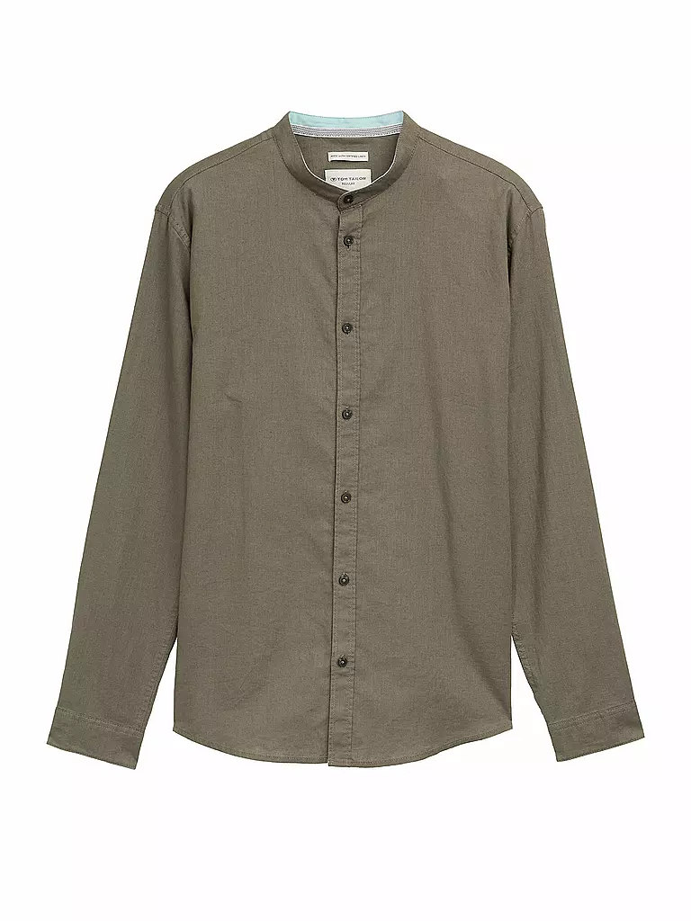 TOM TAILOR |  Hemd Regular Fit | olive