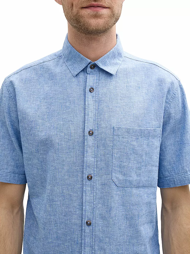 TOM TAILOR |  Hemd Regular Fit | blau