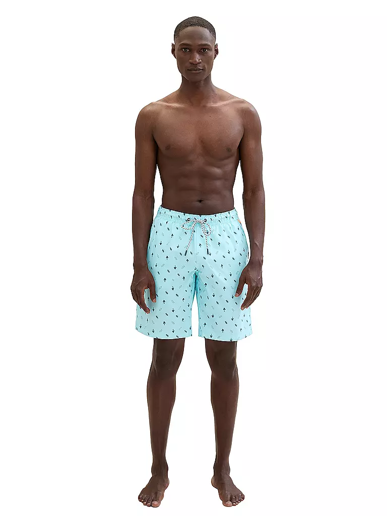 TOM TAILOR | Badeshorts | hellblau