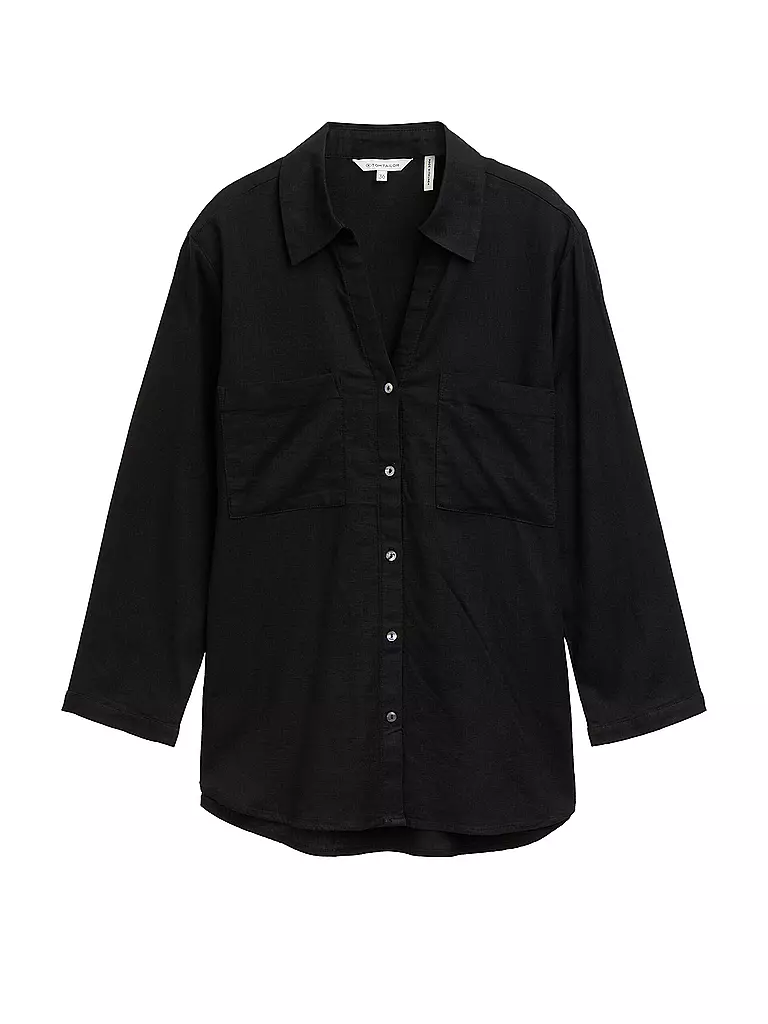 TOM TAILOR | Bluse  | schwarz