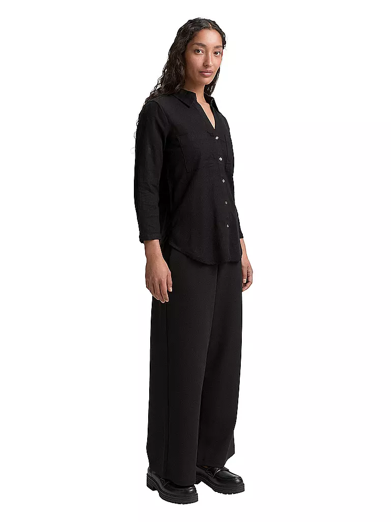 TOM TAILOR | Bluse  | schwarz