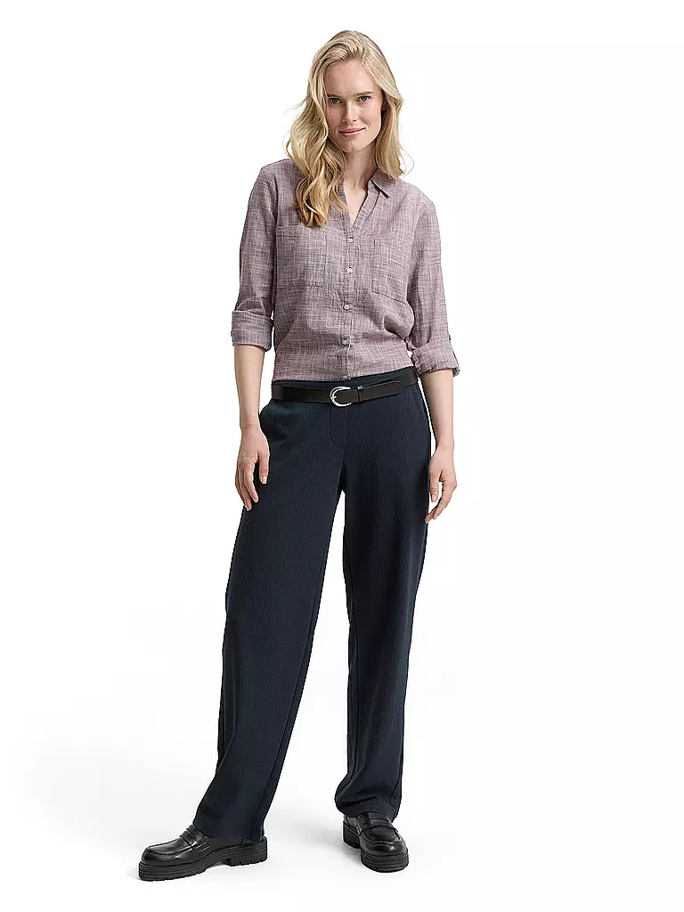 TOM TAILOR | Bluse  | dunkelrot