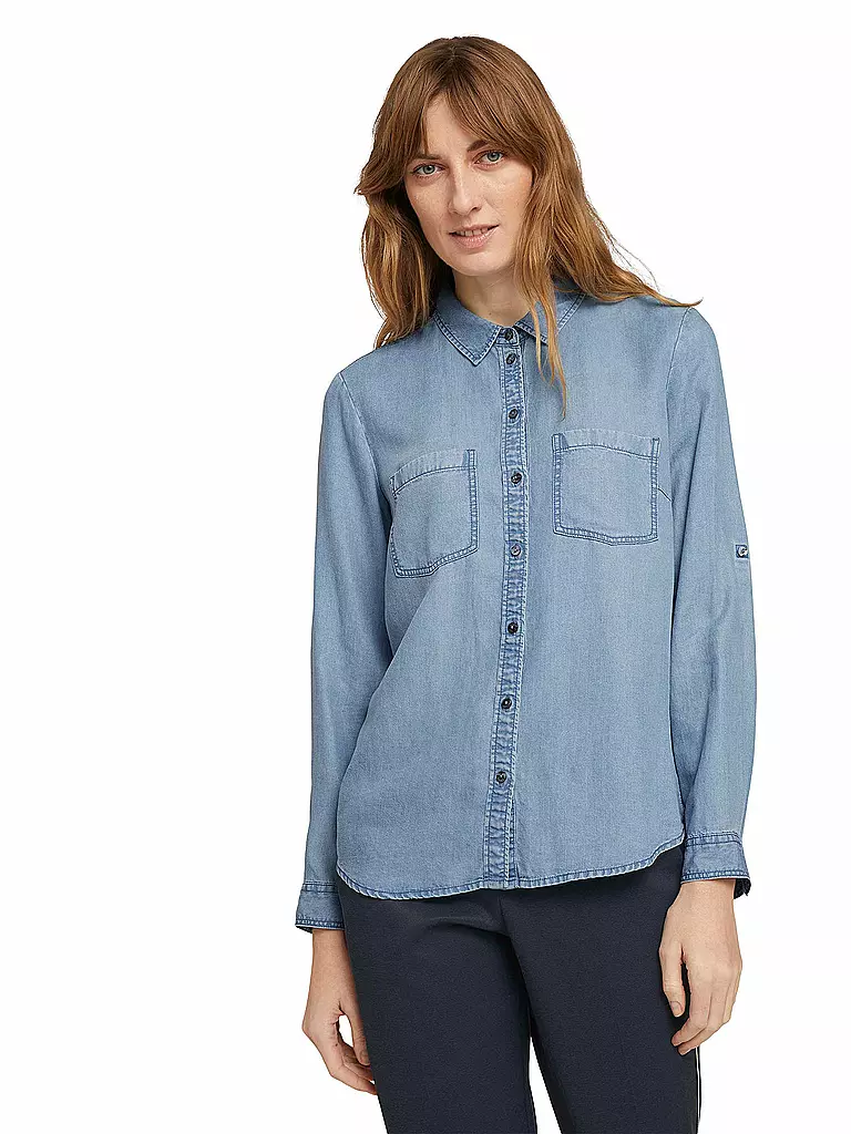 TOM TAILOR | Bluse | blau