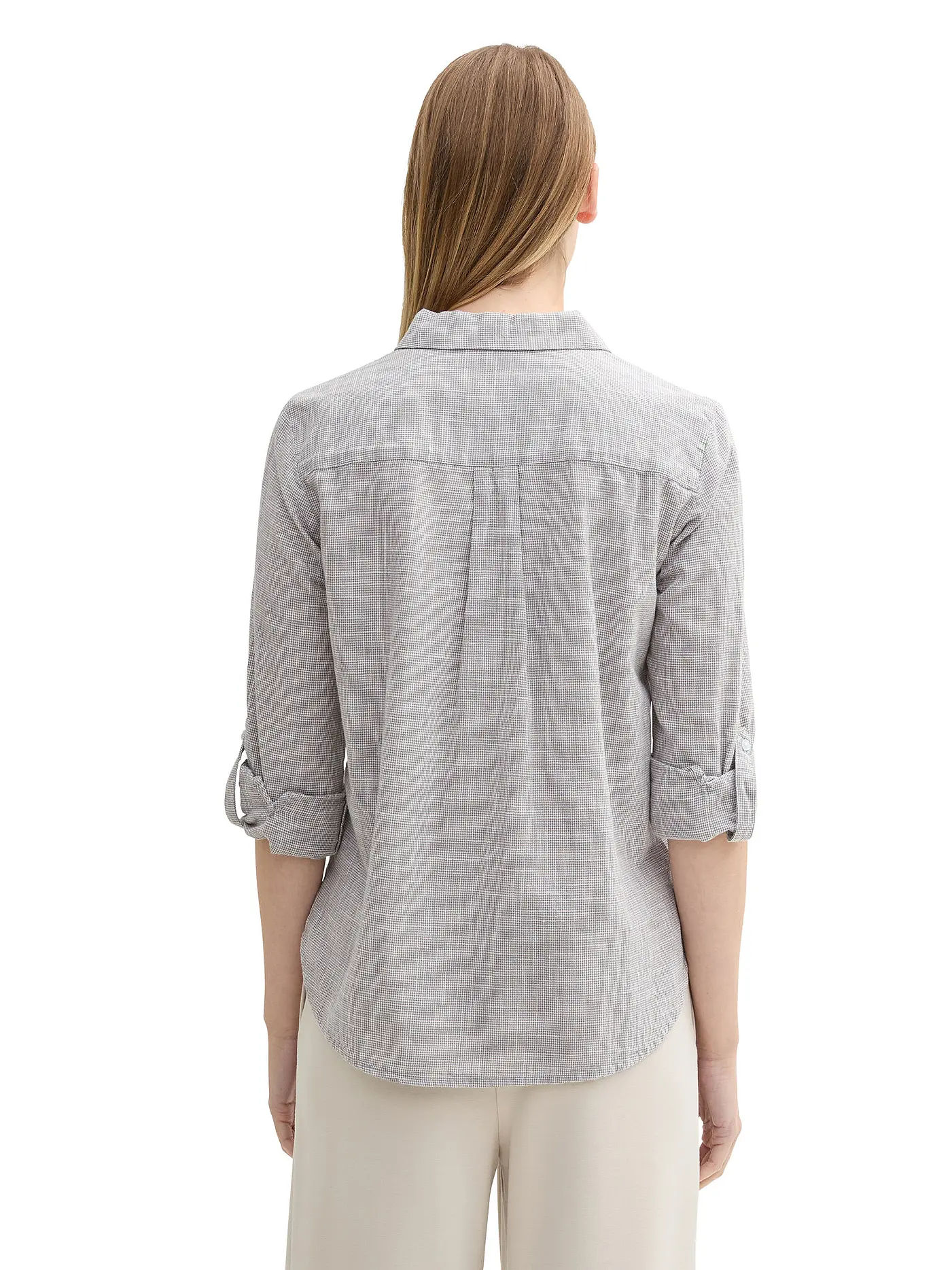 TOM TAILOR | Bluse | grau