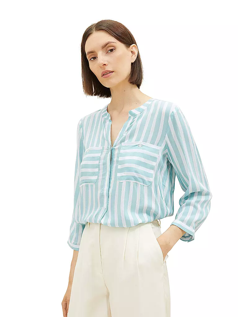 TOM TAILOR | Bluse | hellgrau
