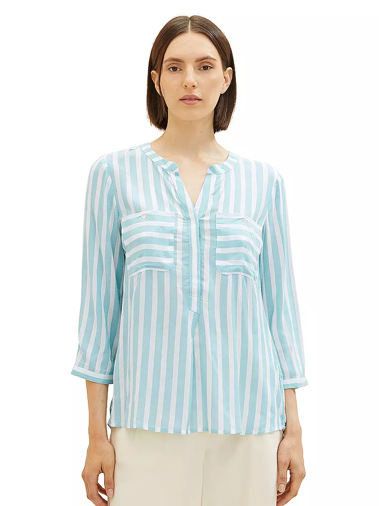 TOM TAILOR | Bluse | hellgrau