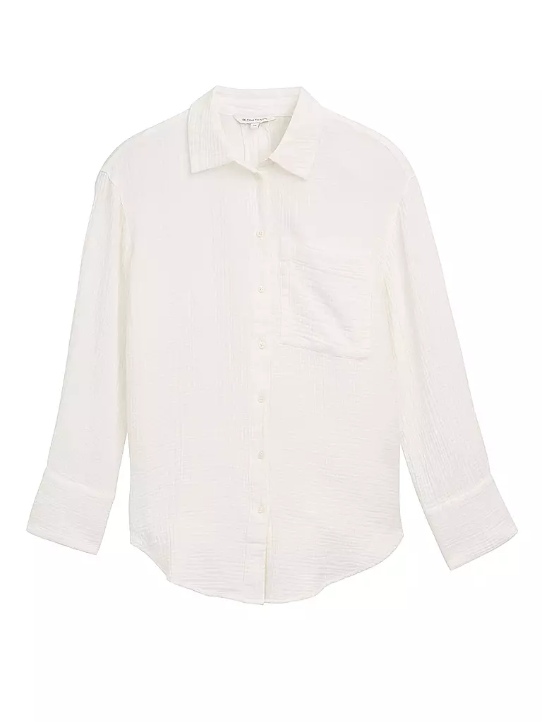 TOM TAILOR | Blusenshirt  | weiss
