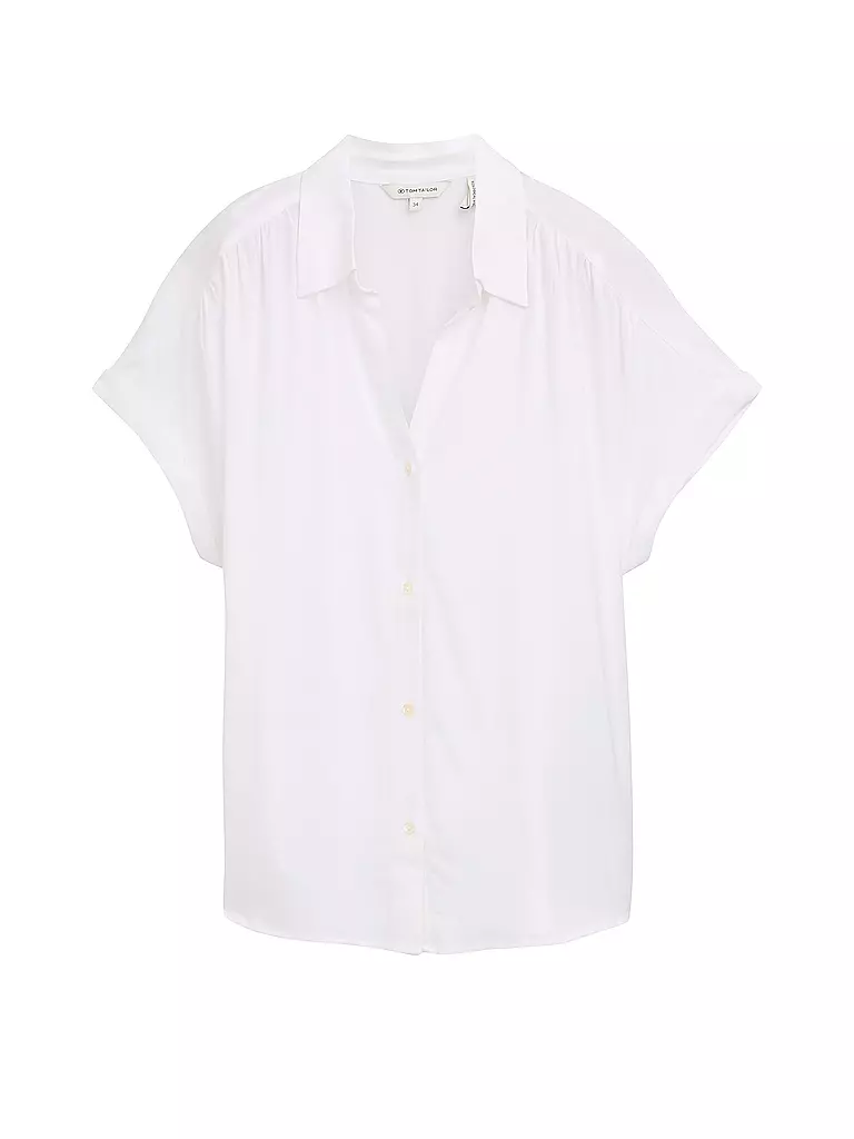TOM TAILOR | Blusenshirt  | weiss