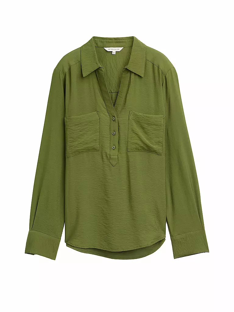 TOM TAILOR | Blusenshirt  | olive