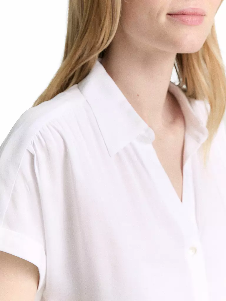 TOM TAILOR | Blusenshirt  | weiss