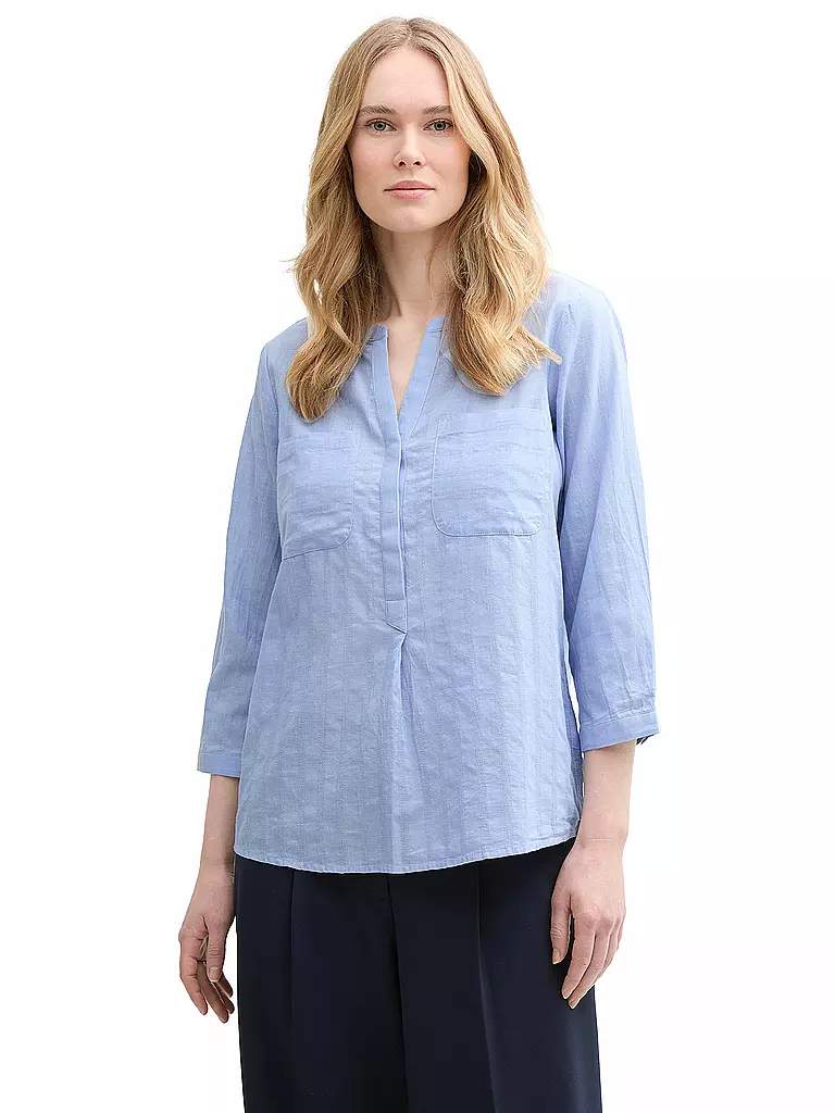 TOM TAILOR | Blusenshirt  | blau