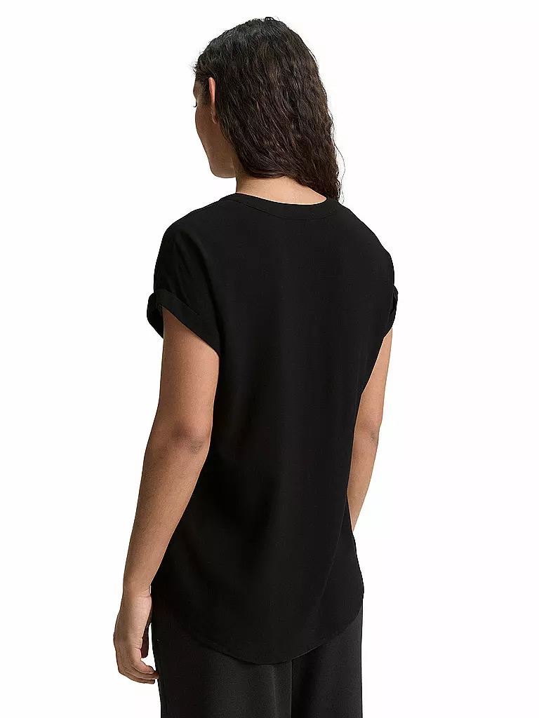 TOM TAILOR | Blusenshirt | schwarz