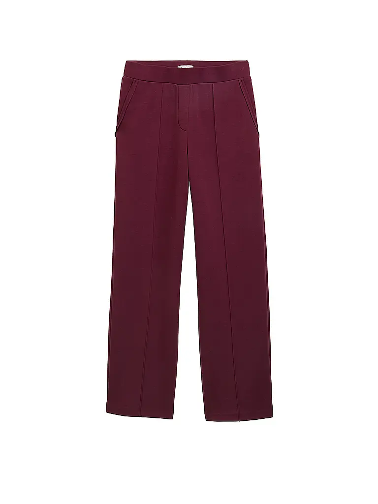 TOM TAILOR | Businesshose  | dunkelrot