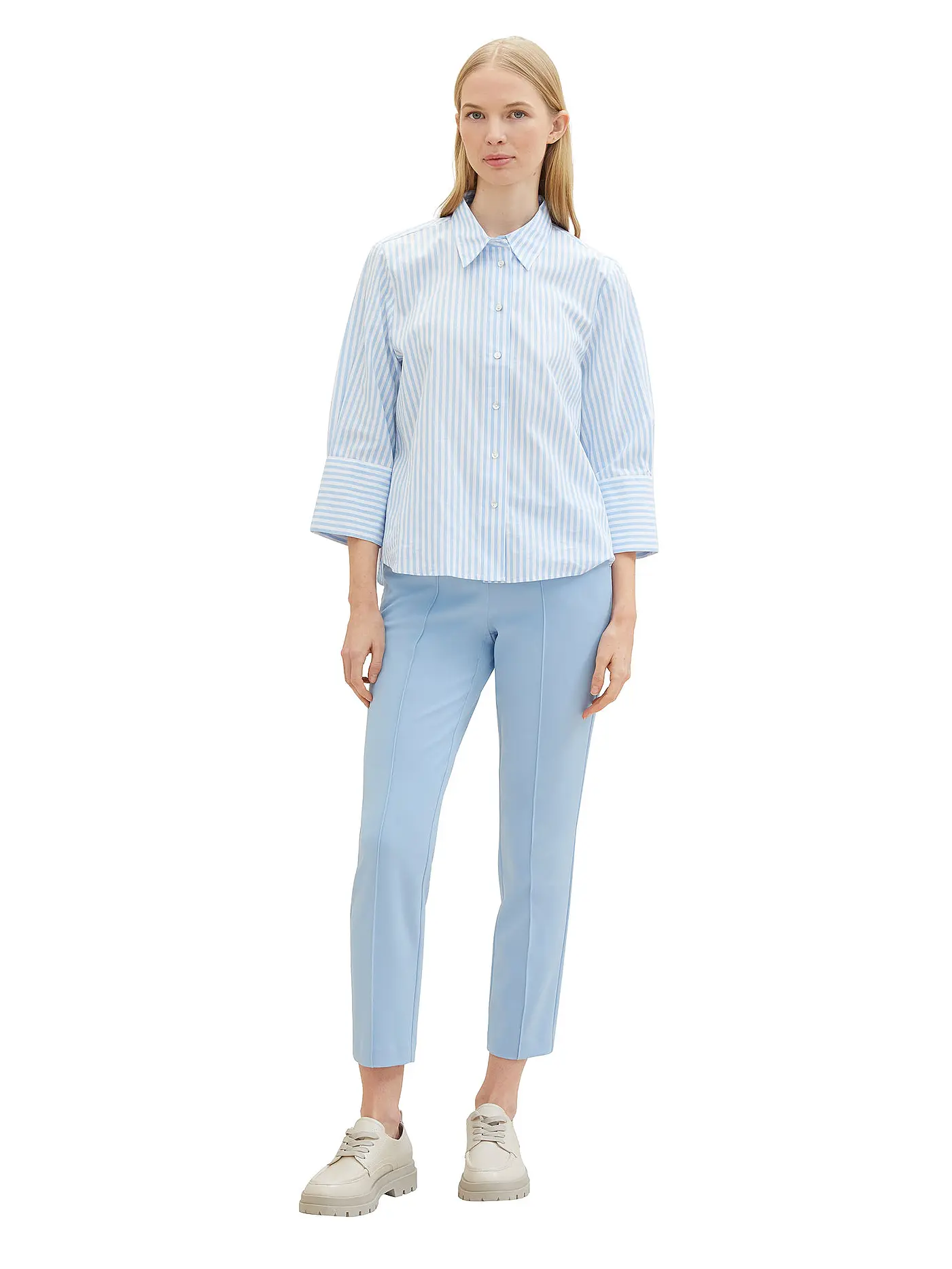 TOM TAILOR | Businesshose MIA 7/8  | blau