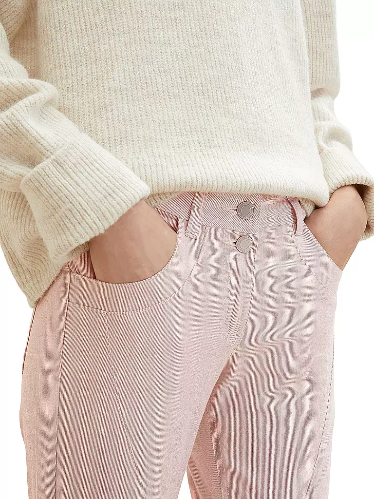 TOM TAILOR | Capri Hose | rot
