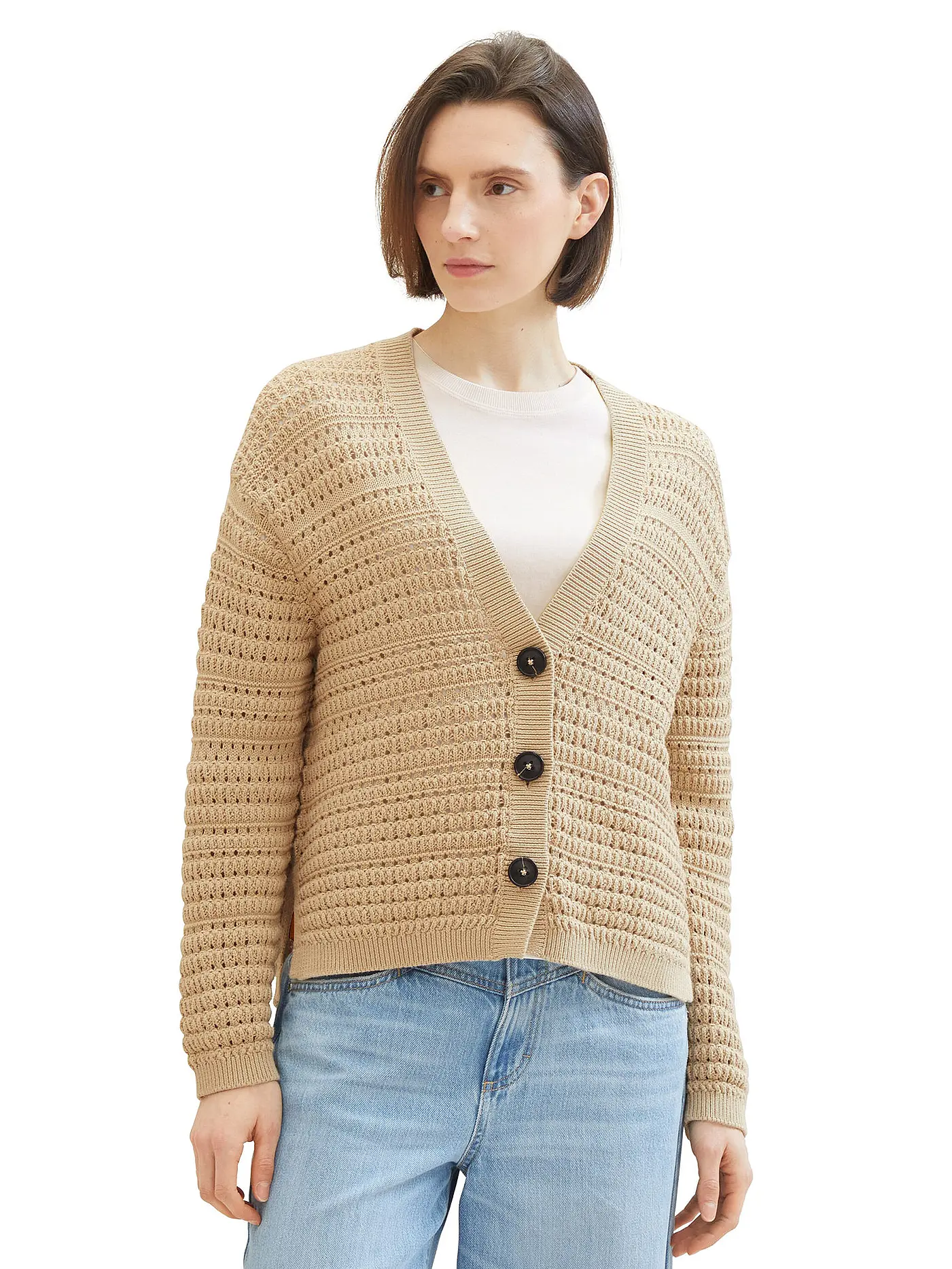 TOM TAILOR | Cardigan | beige
