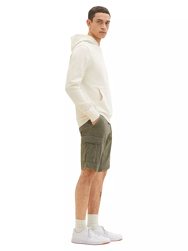 TOM TAILOR | Cargoshorts | olive