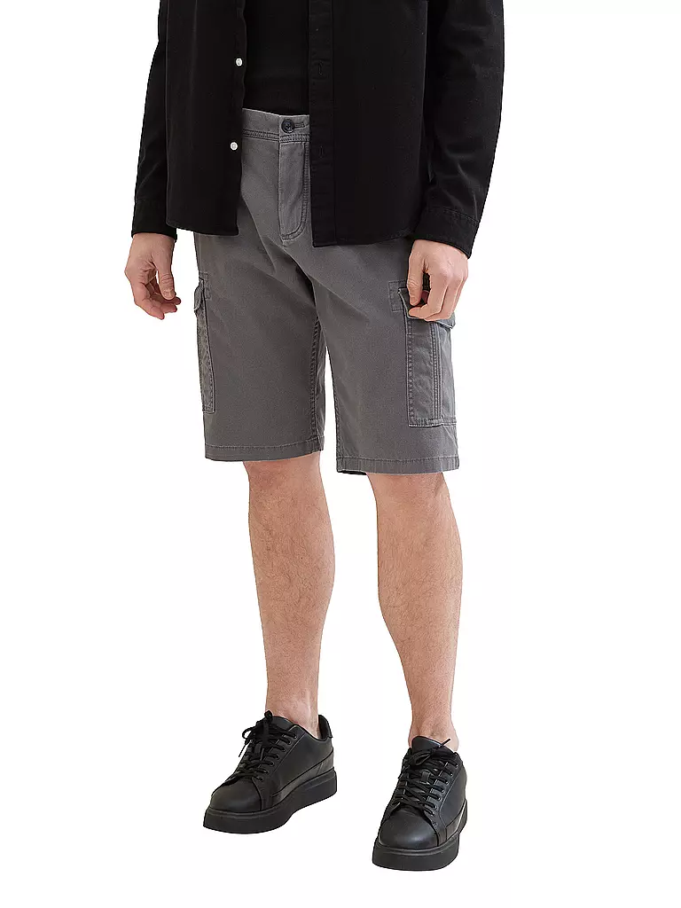 TOM TAILOR | Cargoshorts | grau