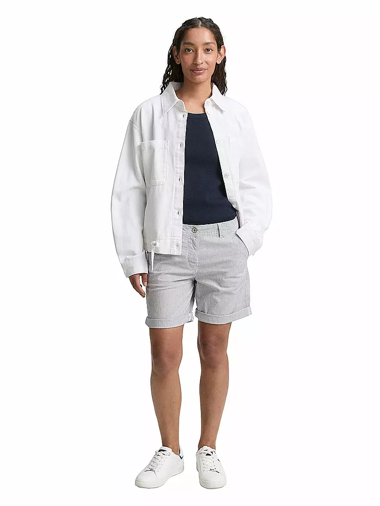 TOM TAILOR | Chinoshorts  | schwarz