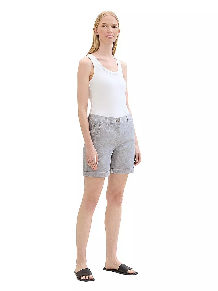 TOM TAILOR | Chinoshorts  | weiss