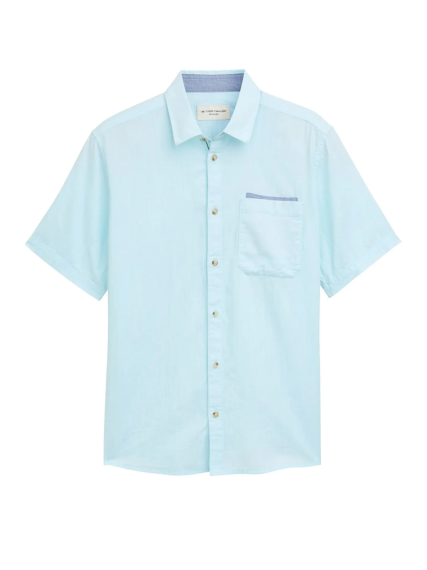 TOM TAILOR | Hemd Regular Fit  | hellblau